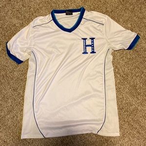 White Generic Honduras Soccer Jersey. Size XL